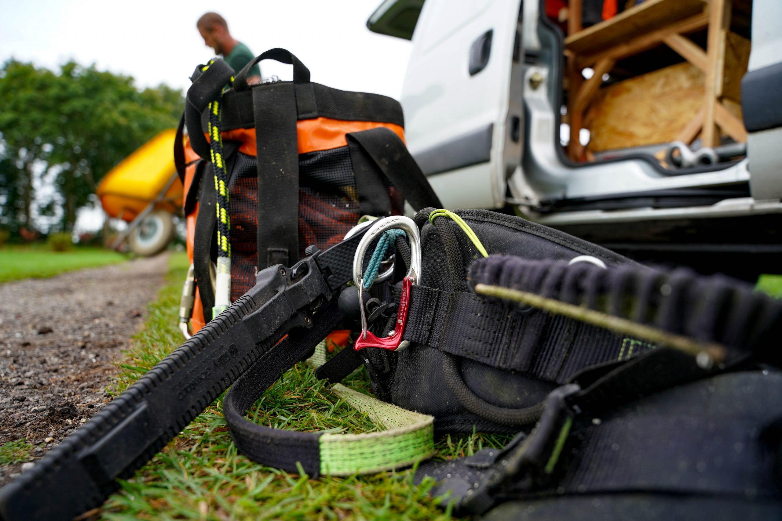 Professioneel materiaal voor het kappen van bomen